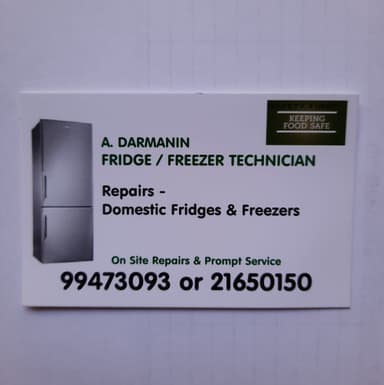 Domestic Fridge Freezer Repairs Malta