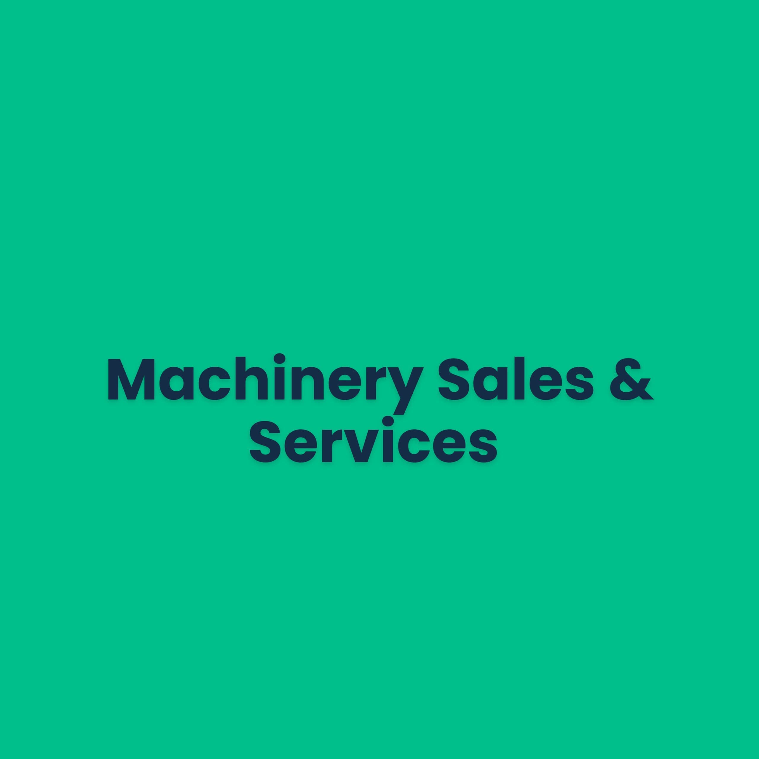 Machinery Sales & Services Malta company logo